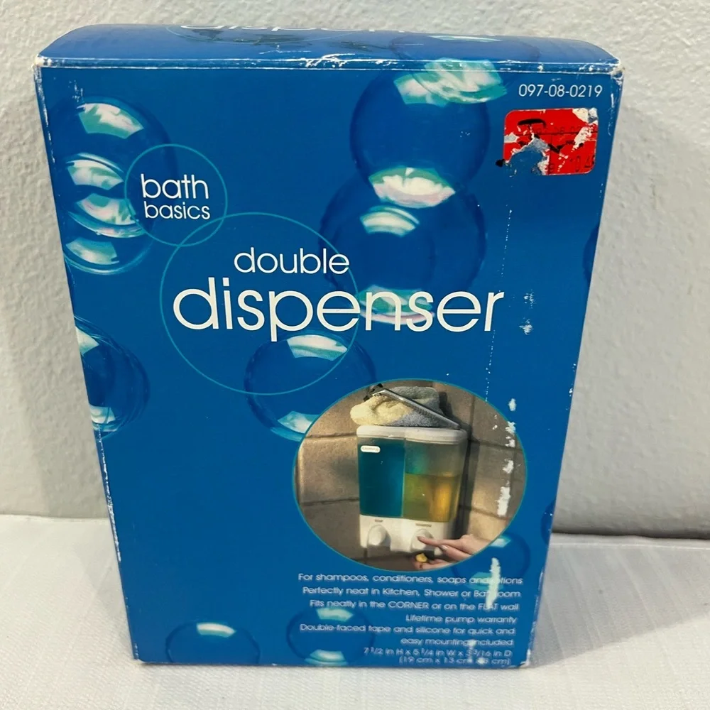 Bath Basics double soap‎ dispenser